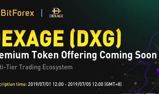The Revolutionary Exchange -DEXAGE- has secured an IEO on BitForex and Exmarkets.